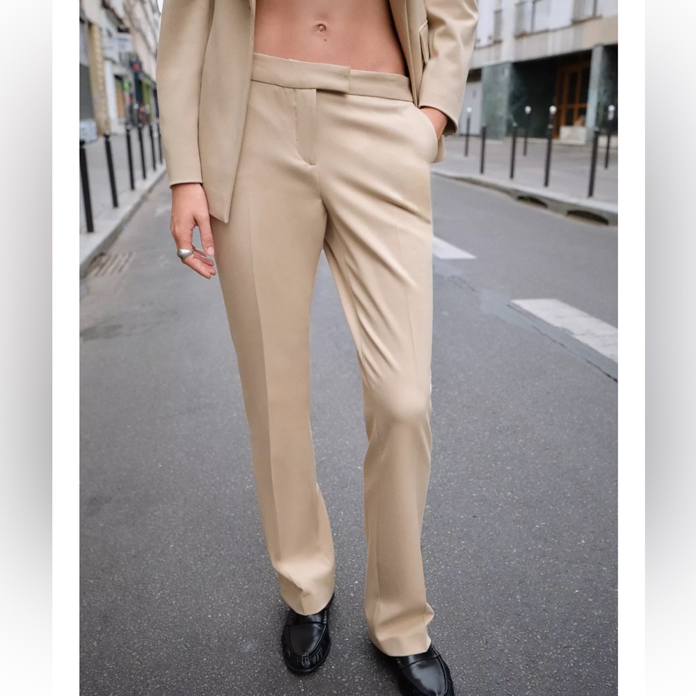 Zara Classic Beige Trousers